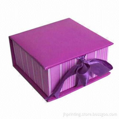 Book-shaped Gift Box with Ribbon Closure